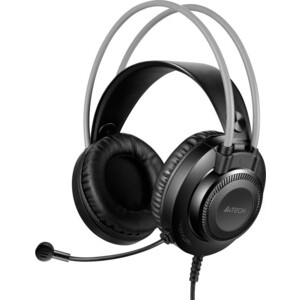 Наушники с микрофоном A4Tech Fstyler FH200i, серый, 1.8 м, накладные bluetooth гарнитура honor choice earbuds x3 графитовый серый