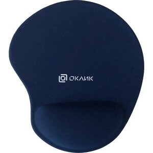 Коврик для мыши Oklick OK-RG0550-BL, темно-синий, 220x195x20 мм коврик для мыши luxalto темно синий 80x40см 15217