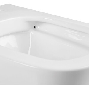 Унитаз подвесной безободковый Vincea Arco с тонким сиденьем микролифт, белый (VT1-36)