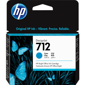 Картридж HP 712 29-ml Cyan DesignJet (3ED67A)