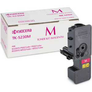 Картридж Kyocera TK-5230M 2 200 стр. Magenta (1T02R9BNL0) картридж для лазерного принтера kyocera tk 580m пурпурный оригинал