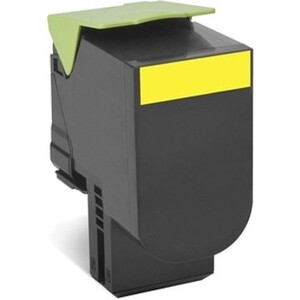 Картридж Lexmark высокой ёмкости с жёлтым тонером (80C8HY0) картридж для лазерного принтера lexmark c950x2kg оригинал