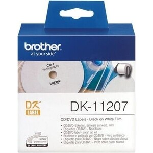 

Наклейка ламинированная Brother на CD/DVD (диаметр 58 мм), 100 штук в рулоне (DK11207), на CD/DVD (диаметр 58 мм), 100 штук в рулоне (DK11207)