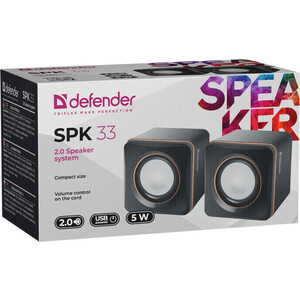 Акустическая система Defender SPK 33 5 Вт, питание от USB (65633)