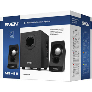 Акустическая система Sven MS-85, чёрный, 2.1 (SV-016807)