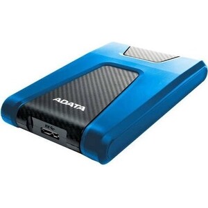 Внешний жесткий диск A-DATA USB3.1 2TB DashDrive HD650 Blue (AHD650-2TU31-CBL) внешний жесткий диск adata dashdrive durable hd650 2тб ahd650 2tu31 crd