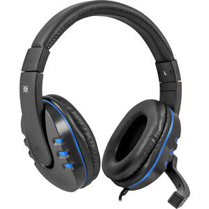 Гарнитура Defender Warhead G-160 черный+синий, кабель 2,5 м (64118) Warhead G-160 черный+синий, кабель 2,5 м (64118) - фото 2