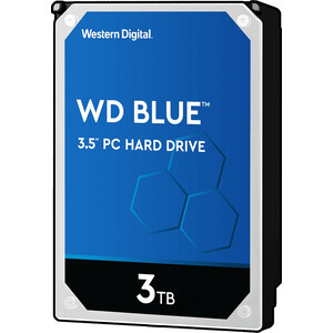 Жесткий диск Western Digital (WD) SATA3 3Tb Blue 5400 256Mb 3.5'' (WD30EZAZ) жесткий диск hikvision t30 usb 3 0 2tb 2t blue rubber 2 5 hs ehdd t30