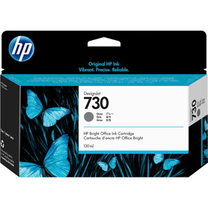 Картридж HP 730 130-ml Gray DesignJet Ink Cartridge (P2V66A)