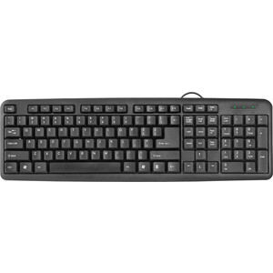 Клавиатура Defender HB-420 RU, черный, полноразмерная (45420) клавиатура defender dark arts gk 375 45375