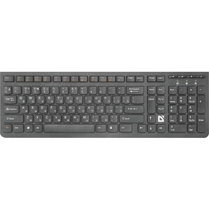 Клавиатура Defender UltraMate SM-535 RU, черный, мультимедиа (45535) беспроводная клавиатура accesstyle k204 orbba gray