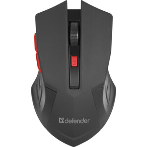 Мышь Defender Accura MM-275 красный,6 кнопок, 800-1600 dpi (52276) мышь defender accura mm 275 синий 6 кнопок 800 1600 dpi 52275