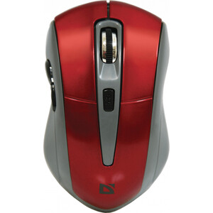 Мышь Defender Accura MM-965 красный, 6кнопок, 800-1600dpi USB (52966) мышь gembird musw 221 r чёрный красный