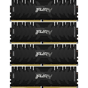 Память оперативная Kingston 32GB DDR4 DIMM FURY Renegade Black (KF426C13RBK4/32) память оперативная ddr4 foxline dimm 32gb 3200mhz fl3200d4u22 32g