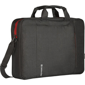 Сумка для ноутбука Defender Geek 15.6'' черный, карман (26084) сумка для ноутбука defender monte 17 органайзер 26065