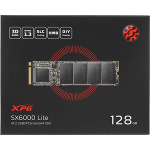 Твердотельный накопитель A-DATA 128GB SSD SX6000 Lite m.2 PCIe 2280 (ASX6000LNP-128GT-C)