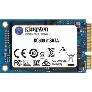Твердотельный накопитель Kingston SKC600 512GB, 3D TLC, mSATA (SKC600MS/512G) накопитель ssd kingston kc600 1tb skc600ms 1024g