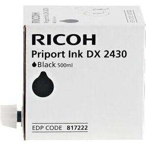 Чернила для дупликатора Ricoh PRIPORT INK DX 2430 BLACK (817222) чернила hp m0h54ae cyan