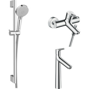 

Комплект смесителей Hansgrohe Talis S с душевым гарнитуром, хром (72400000, 72031000, 26275000), Talis S с душевым гарнитуром, хром (72400000, 72031000, 26275000)