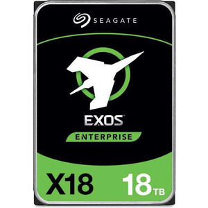 Жесткий диск Seagate SATA-III 18Tb ST18000NM000J Exos X18 512E (ST18000NM000J) hdd hp жесткий диск hp 3tb 6g sata 7 2k lff mdl sc hdd [693671 002] 3 тб 693671 002
