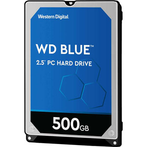 Жесткий диск Western Digital (WD) Original SATA-III 500Gb WD5000LPZX Blue (WD5000LPZX) жесткий диск western digital wd original sata iii 6tb wd63purz video streaming purple 5640rpm 256mb 3 5 wd63purz