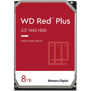 Жесткий диск Western Digital (WD) Original SATA-III 8Tb WD80EFBX NAS Red Plus (WD80EFBX)