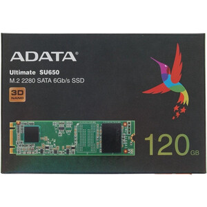 Накопитель SSD A-DATA SATA III 120Gb ASU650NS38-120GT-C Ultimate SU650 M.2 2280