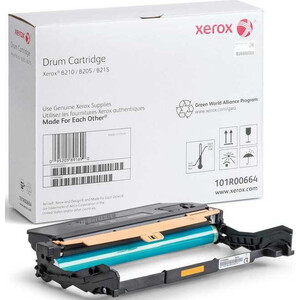 Блок фотобарабана Xerox 101R00664 черный Xerox блок фотобарабана для kyocera fs1320d1370dn комус