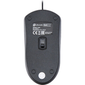 Мышь Oklick 125M черный оптическая (1200dpi) USB (3but) (CP72+)