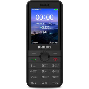 Мобильный телефон Philips E172 Xenium черный (867000176125) E172 Xenium черный (867000176125) - фото 1