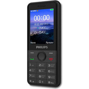 Мобильный телефон Philips E172 Xenium черный (867000176125) E172 Xenium черный (867000176125) - фото 2