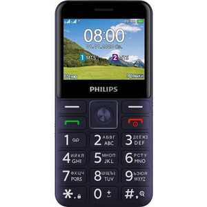 Мобильный телефон Philips E207 Xenium синий (867000174125)