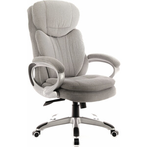 Кресло руководителя Everprof Boss T ткань серый кресло руководителя urban флок серый 29