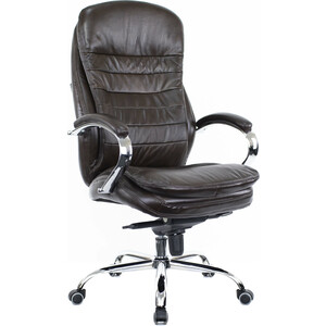 Кресло руководителя Everprof Valencia M кожа коричневый кресло bradex egg chair натуральная кожа fr 0808