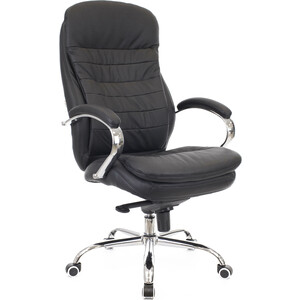 Кресло руководителя Everprof Valencia M кожа черный кресло brabix premium infinity ex 707 дерево натуральная кожа черное 531826