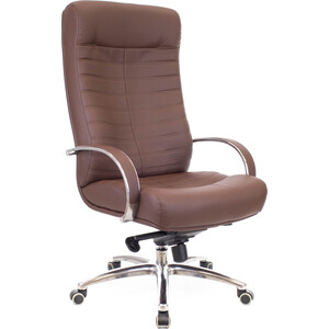 Кресло руководителя Everprof Orion AL M экокожа коричневый кресло руководителя everprof drift lux m кожа