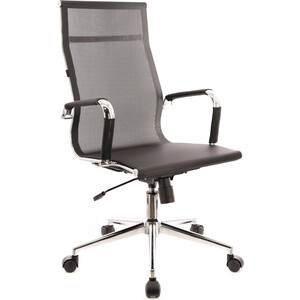 Кресло руководителя Everprof Opera T сетка черный кресло brabix premium stalker ex 608 ch хром ткань сетка кожзам черное 532091