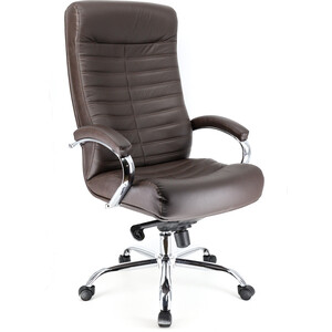 Кресло руководителя Everprof Orion AL M кожа коричневый кресло brabix premium infinity ex 707 дерево натуральная кожа черное 531826