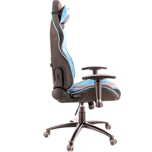 Геймерское кресло Everprof Lotus S16 экокожа голубой