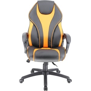 Геймерское кресло Everprof Wing экокожа оранжевый