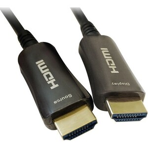 Кабель аудио-видео Digma HDMI 2.0 AOC HDMI (m)/HDMI (m) 30м. Поз. кон. черный (BHP AOC 2.0-30)