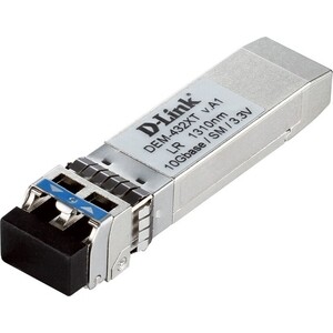 Трансивер D-Link 432XT/B1A 1x10GBase-LR tp link gigabit sfp electrical port module tl sm310u sfp 802 3ab 1000mbps cat 5e network cable transmission 100m rj45 interface
