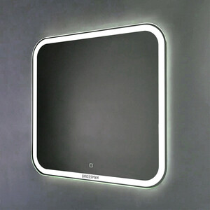 Зеркало Grossman Comfort 70х70 сенсор (670680) зеркало для ванной vigo vento comfort 50x60 см с подсветкой датчиком и обогревом