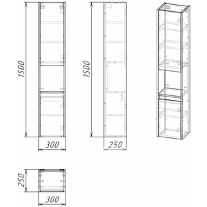 Пенал Grossman Тенза 30х150 веллингтон (303008)