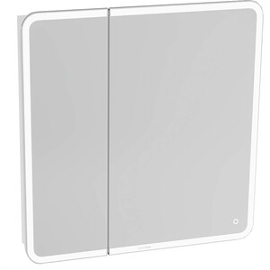 Зеркальный шкаф Grossman Адель LED 80х80 сенсорный выключатель (208004) зеркальный шкаф style line каре 70x80 с подсветкой сенсорный выключатель сс 00002275