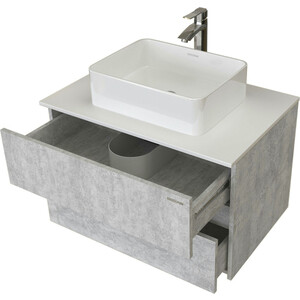 Мебель для ванной Grossman Эдванс 80х50 GR-3031, цемент светлый