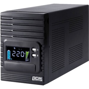 Источник бесперебойного питания PowerCom Smart King Pro+ SPT-1000 (SPT-1000-II LCD) интерактивный ибп энергия комфорт 600 е0201 1000 отвертка