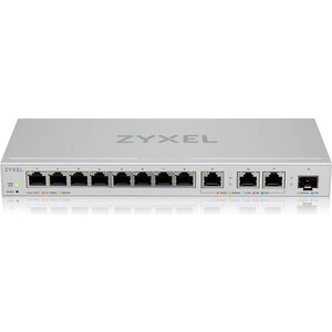 Коммутатор ZyXEL XGS1250-12-ZZ0101F (XGS1250-12-ZZ0101F) tincam 10 100m 4 2 10 port spoe switch 250m poe power over ethernet switch poe network for ip camera network vlan smart switch