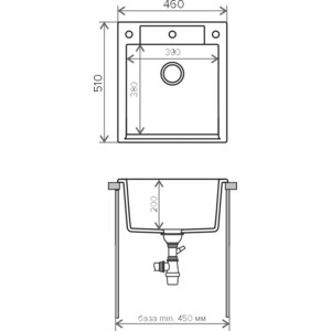 Кухонная мойка Tolero Classic R-117 №001 серый металлик (473059)