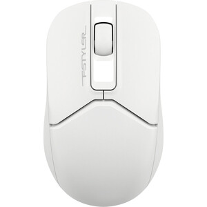 Мышь A4Tech Fstyler оптическая (1200 dpi) беспроводная USB (3 but), белый настольный компьютер robotcomp f22 raptor plus white белый f22 raptor plus white